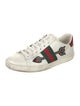 Gucci Web Accent Leather Sneakers