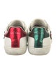 Gucci Web Accent Leather Sneakers