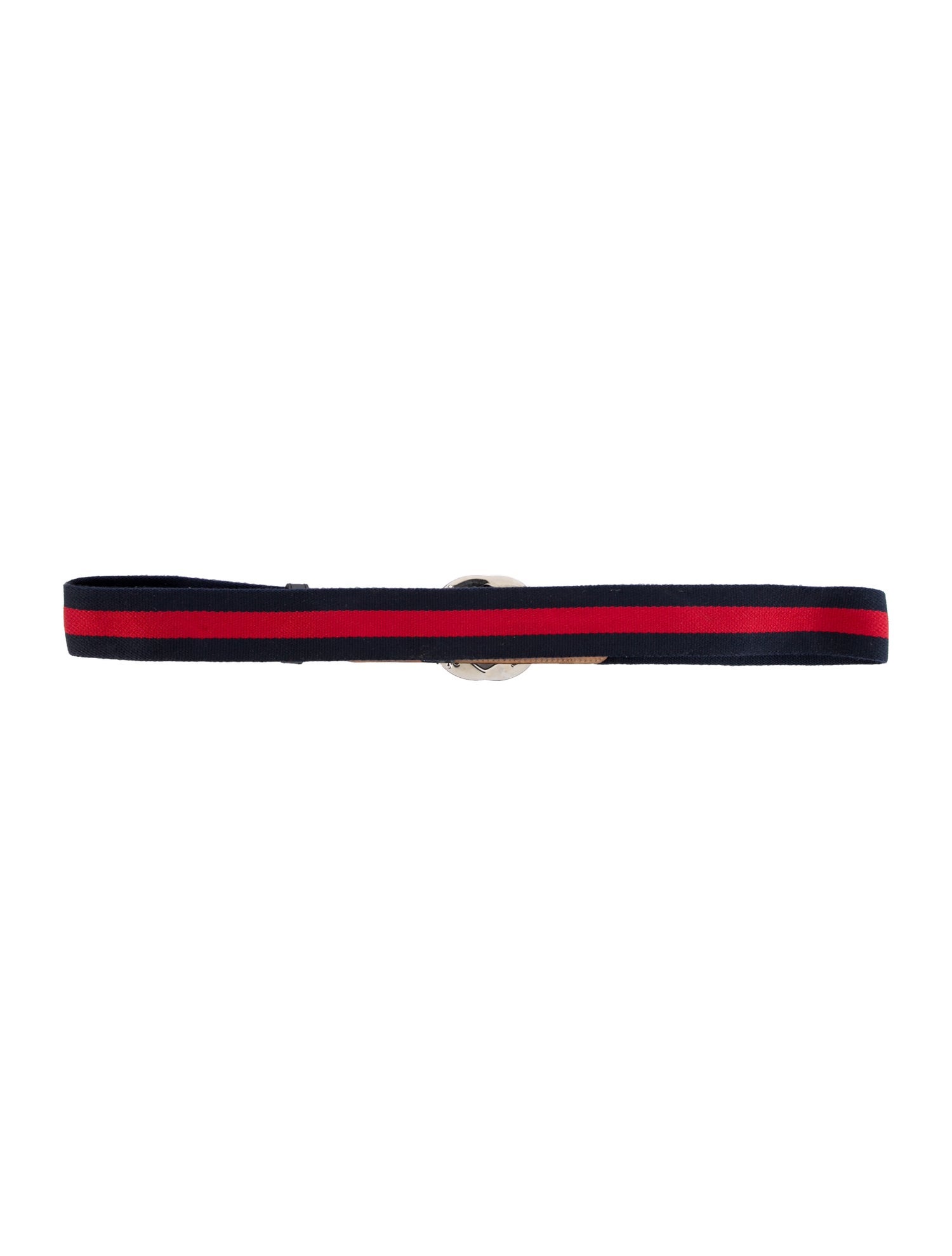 Gucci Interlocking G Logo Canvas Waist Belt