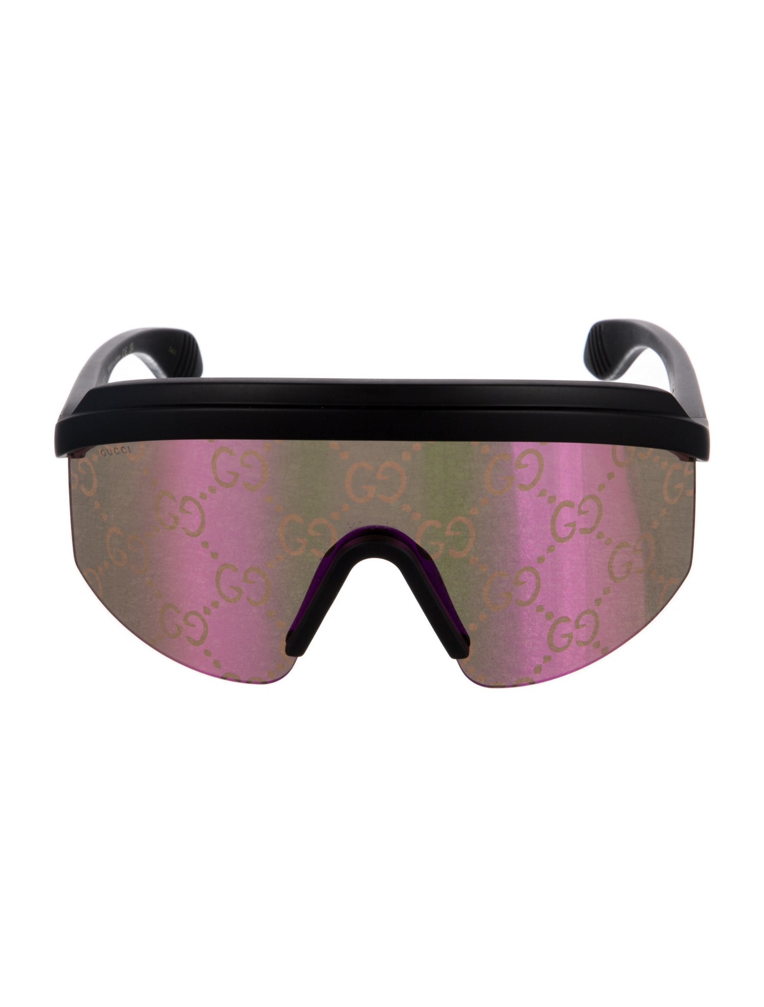 Gucci Shield Mirrored Sunglasses