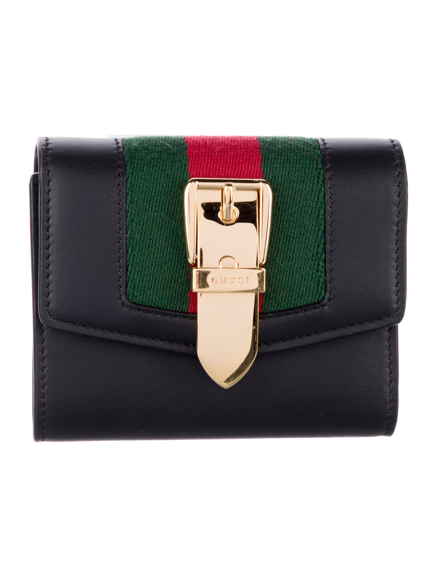 Gucci Sylvie Web Accent French Purse