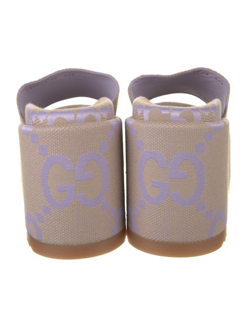 Gucci Canvas Printed Slides