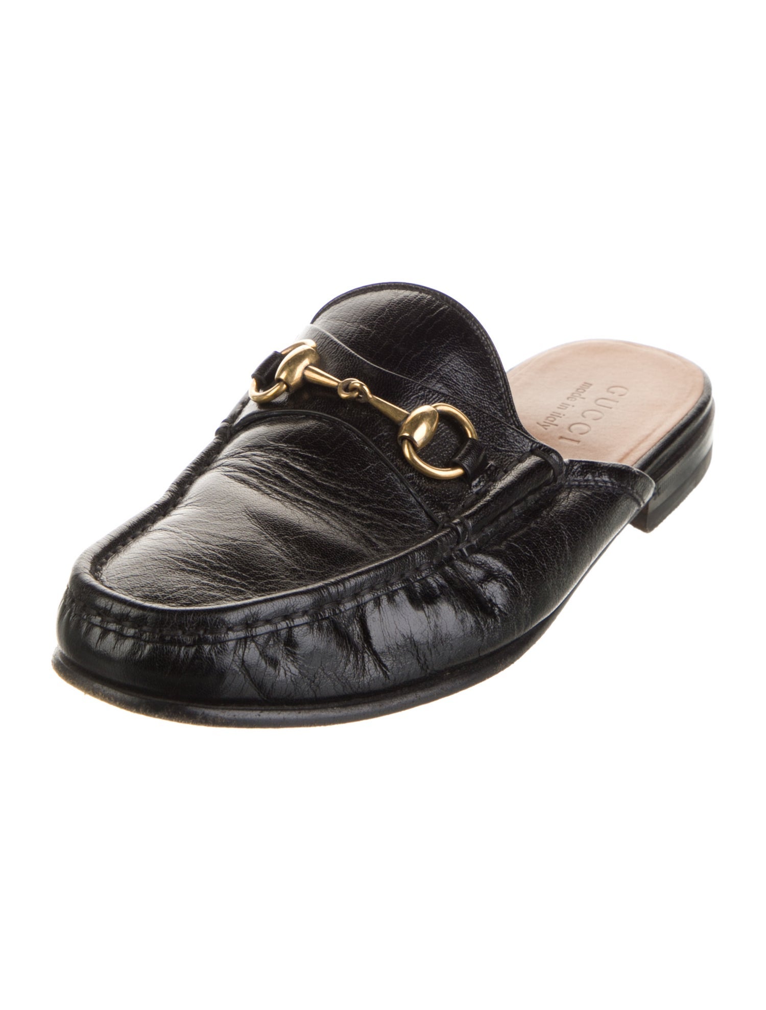 Gucci Princetown Horsebit Accent Mules