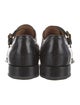 Gucci Interlocking G Logo Leather Monk Straps