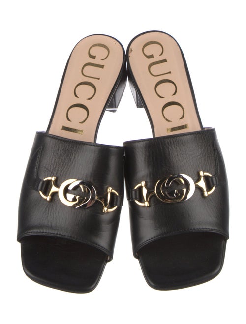 Gucci Interlocking G Horsebit Leather Slides