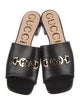 Gucci Interlocking G Horsebit Leather Slides