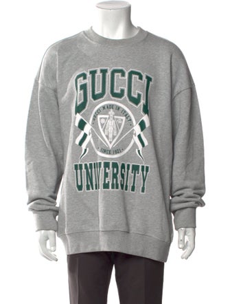 Gucci Graphic Print Crew Neck Sweatshirt