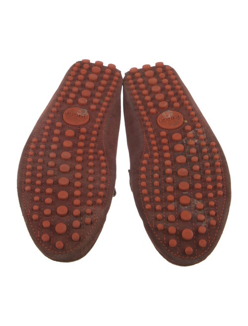 Gucci Web Accent Suede Loafers