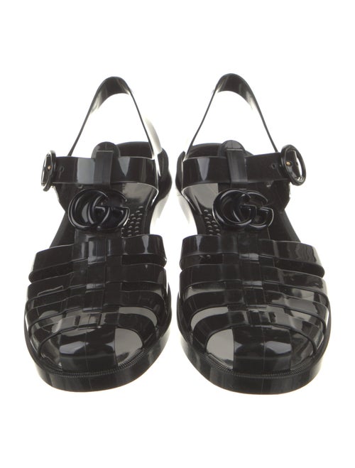 Gucci Rubber Gladiator Sandals