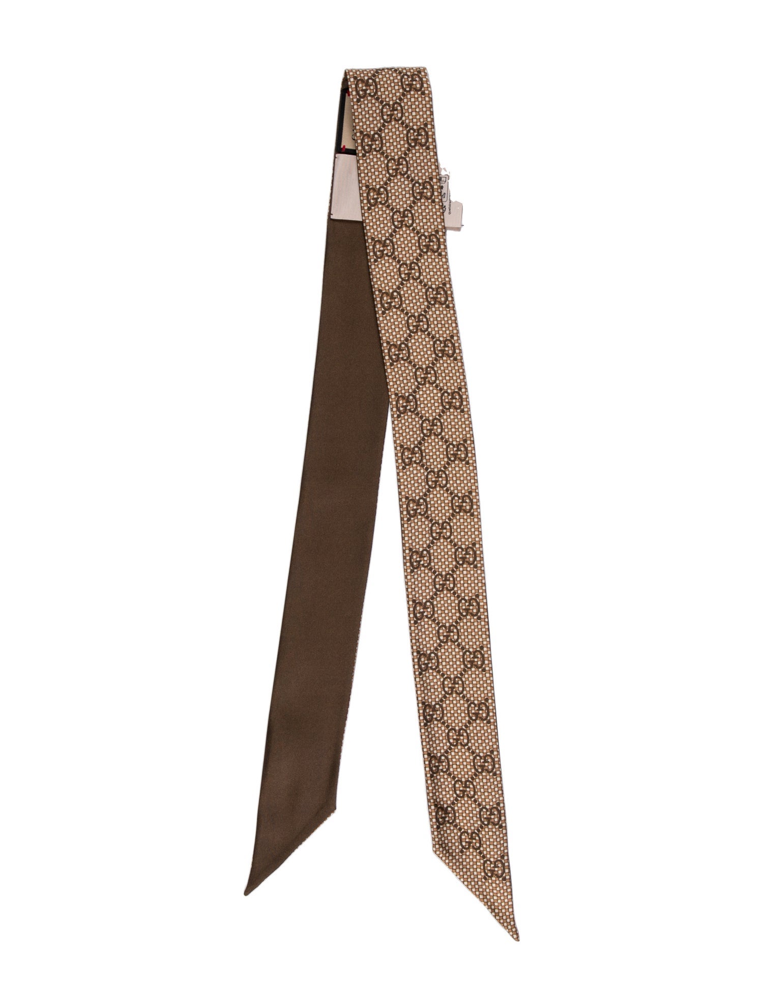 Gucci Silk GG Logo Scarf