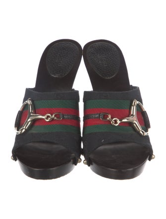 Gucci GG Canvas Canvas Slides