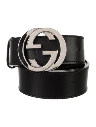 Gucci Interlocking G Logo Leather Belt Kit