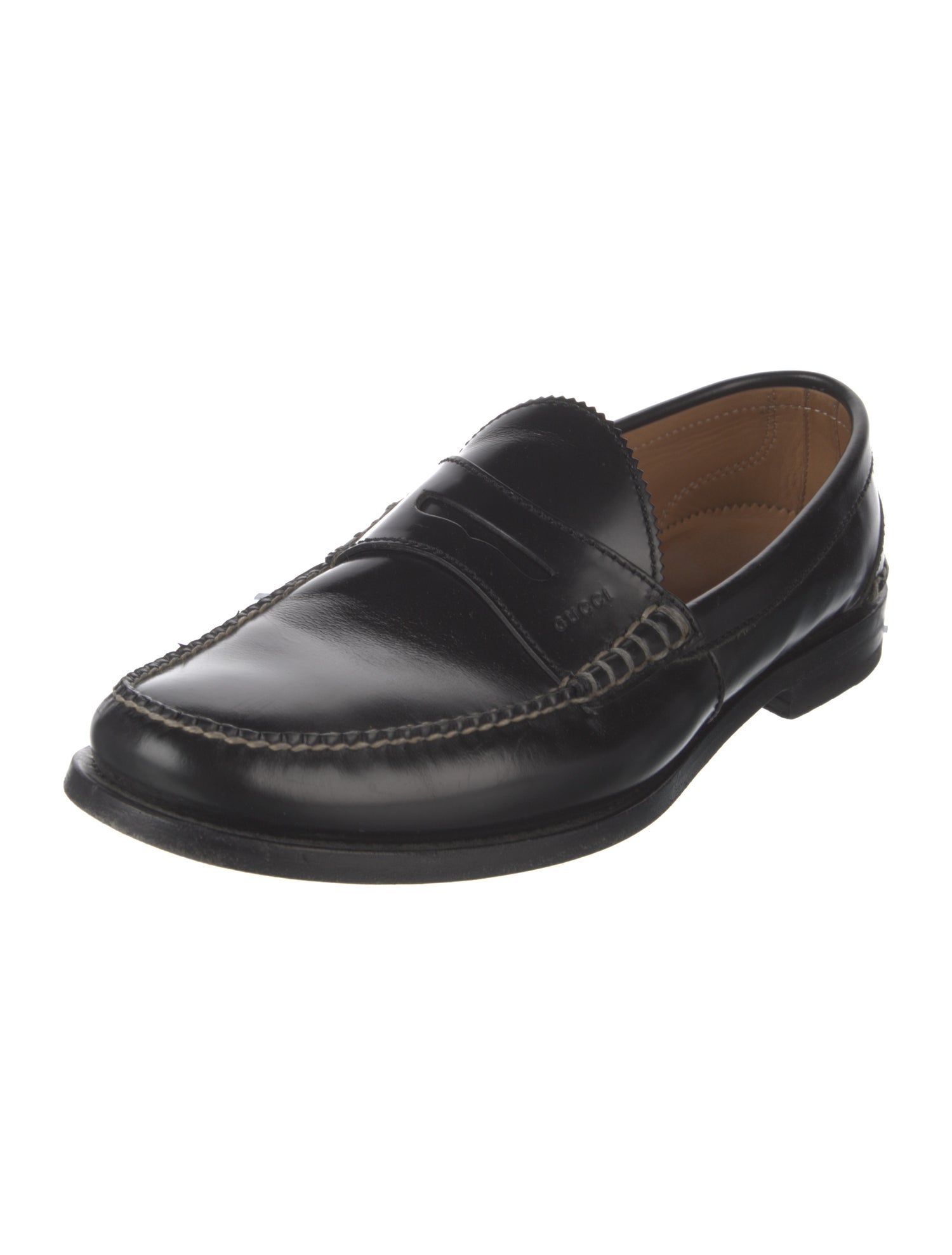Gucci Leather Dress Loafers