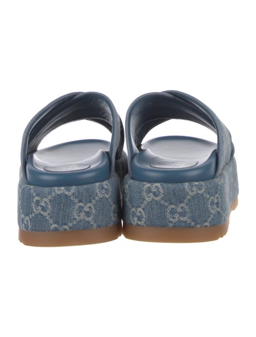 Gucci GG Denim Denim Slides