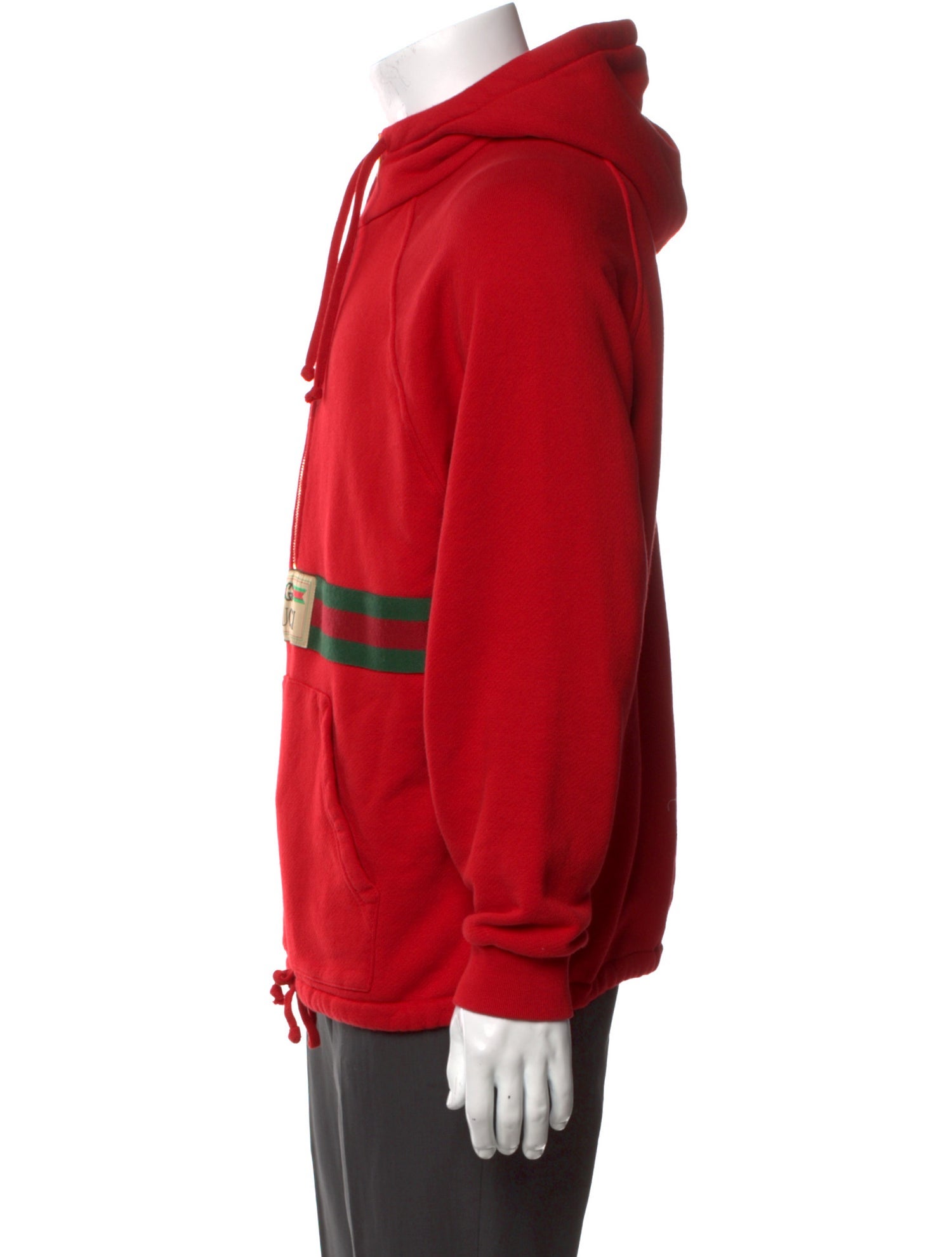 Gucci Graphic Print Mock Neck Hoodie