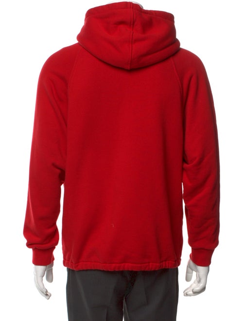 Gucci Graphic Print Mock Neck Hoodie
