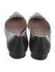 Gucci Leather Studded Accents Ballet Flats