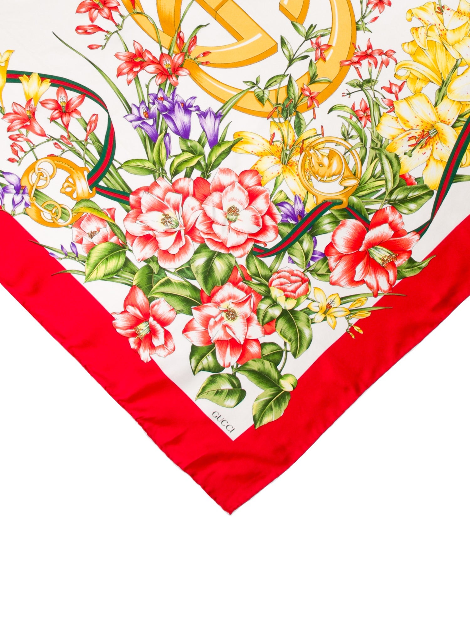 Christian Dior Butterfly Around the World Silk Scarf - White