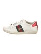 Gucci Web Accent Leather Sneakers