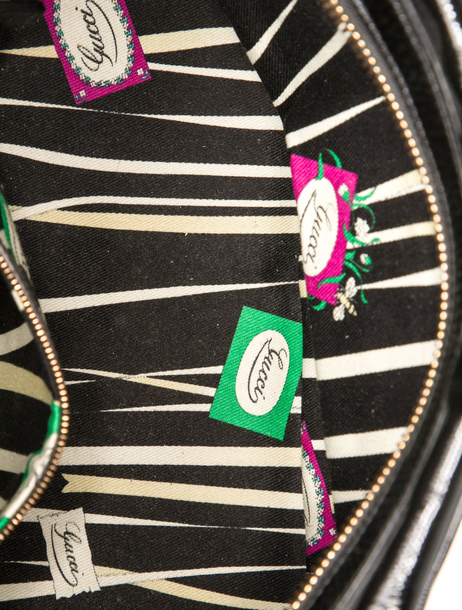 Gucci Patent Leather Top Handle Bag Vintage