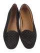 Gucci Microguccissima Pattern Suede Loafers