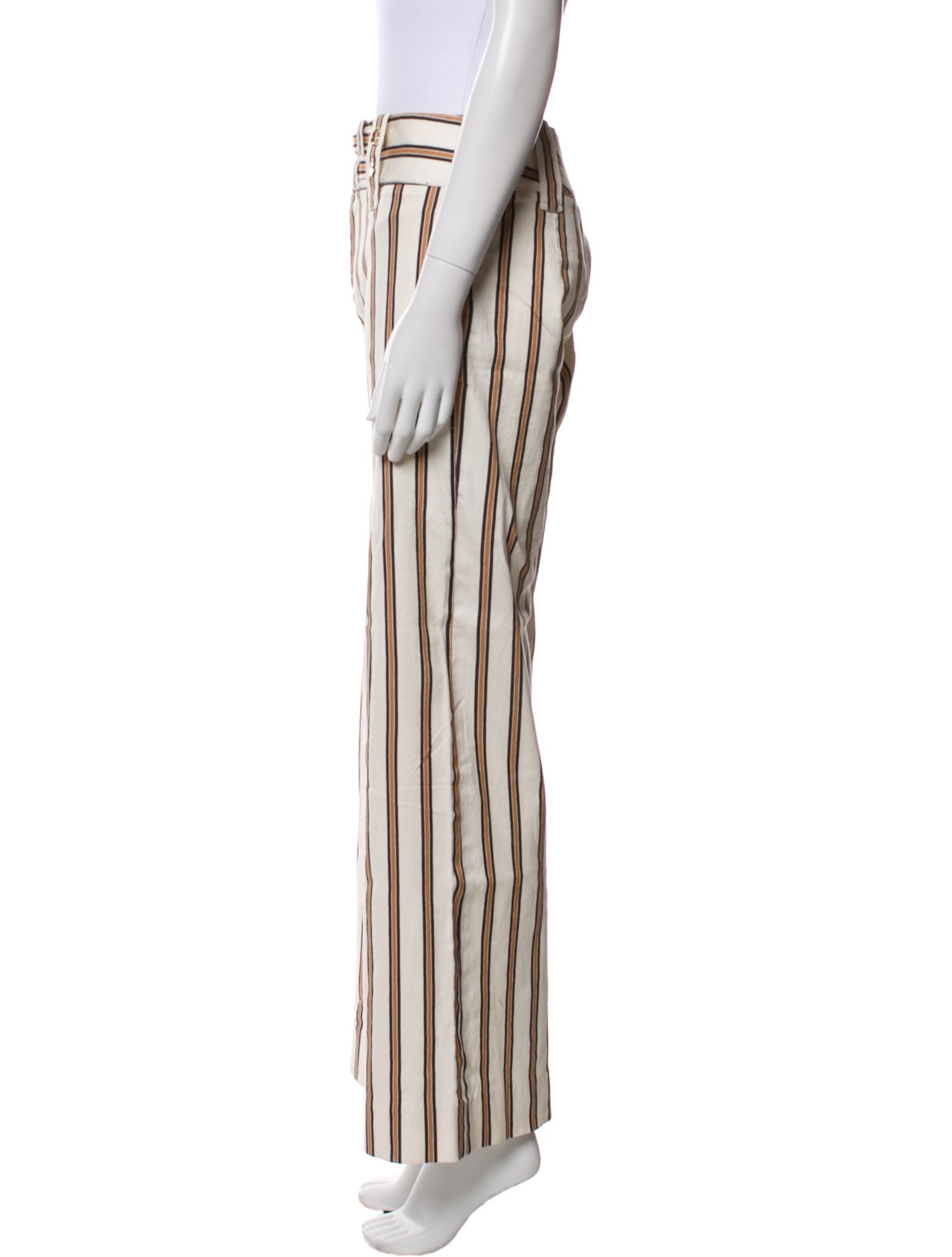 Gucci Striped Wide Leg Pants
