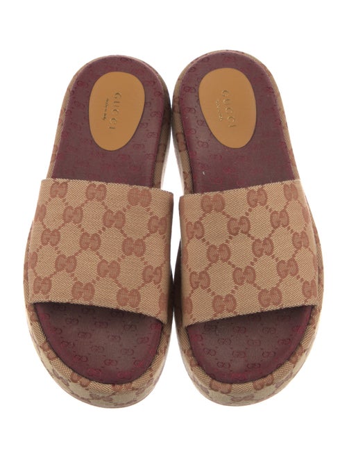 Gucci GG Canvas Canvas Slides