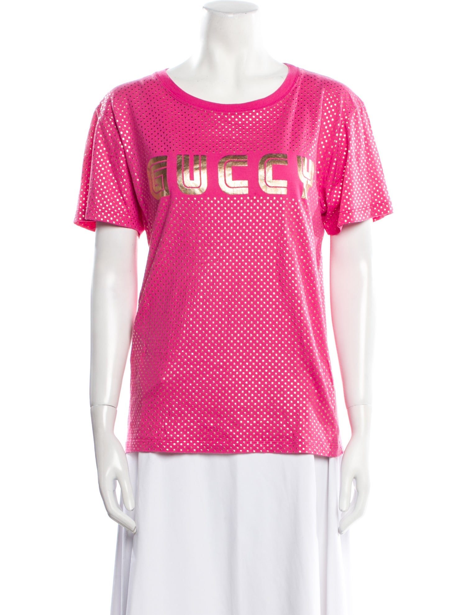 Gucci Graphic Print Crew Neck T-Shirt