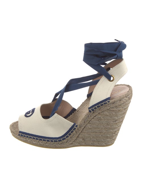 Gucci Interlocking G Logo Canvas Espadrilles