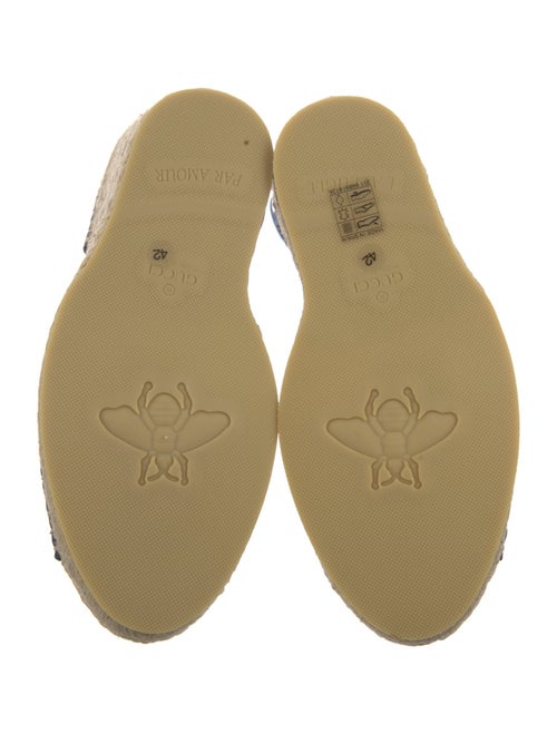 Gucci Interlocking G Logo Canvas Espadrilles