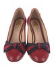 Gucci Sylvie Web Accent Leather Pumps