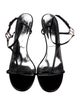 Gucci Interlocking G Leather T-Strap Sandals