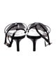 Gucci Interlocking G Leather T-Strap Sandals