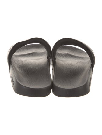 Gucci Interlocking G Logo Leather Slides