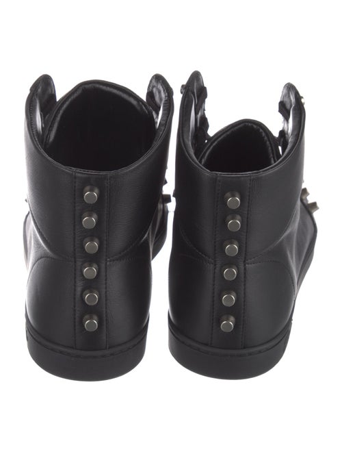 Gucci Leather Studded Accents Sneakers