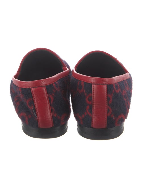 Gucci Horsebit Accent Wool Loafers