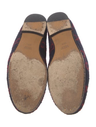 Gucci Horsebit Accent Wool Loafers