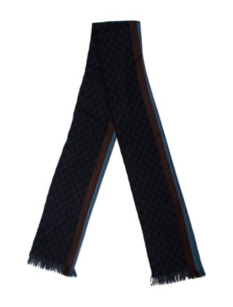 Gucci Wool GG Logo Scarf