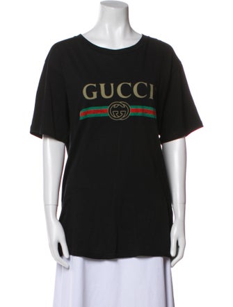 Gucci Web Accent Crew Neck T-Shirt