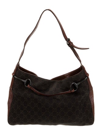 Gucci GG Denim Shoulder Bag