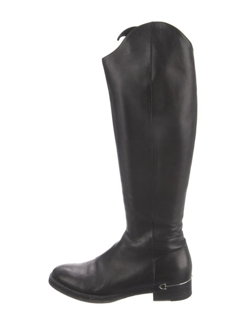 Gucci Horsebit Accent Leather Riding Boots