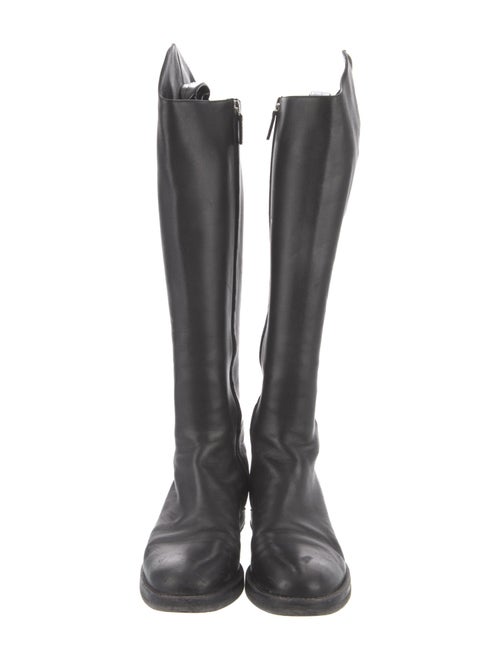 Gucci Horsebit Accent Leather Riding Boots