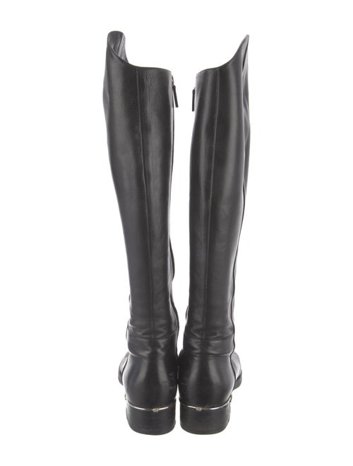 Gucci Horsebit Accent Leather Riding Boots