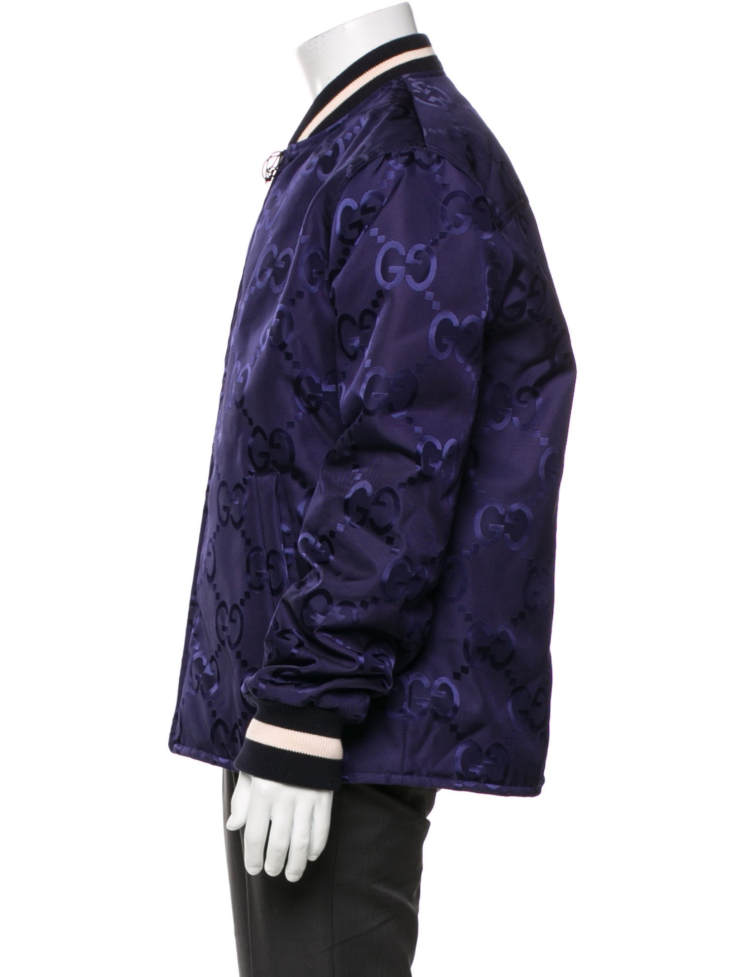 Gucci Interlocking G Logo Bomber Jacket w/ Tags