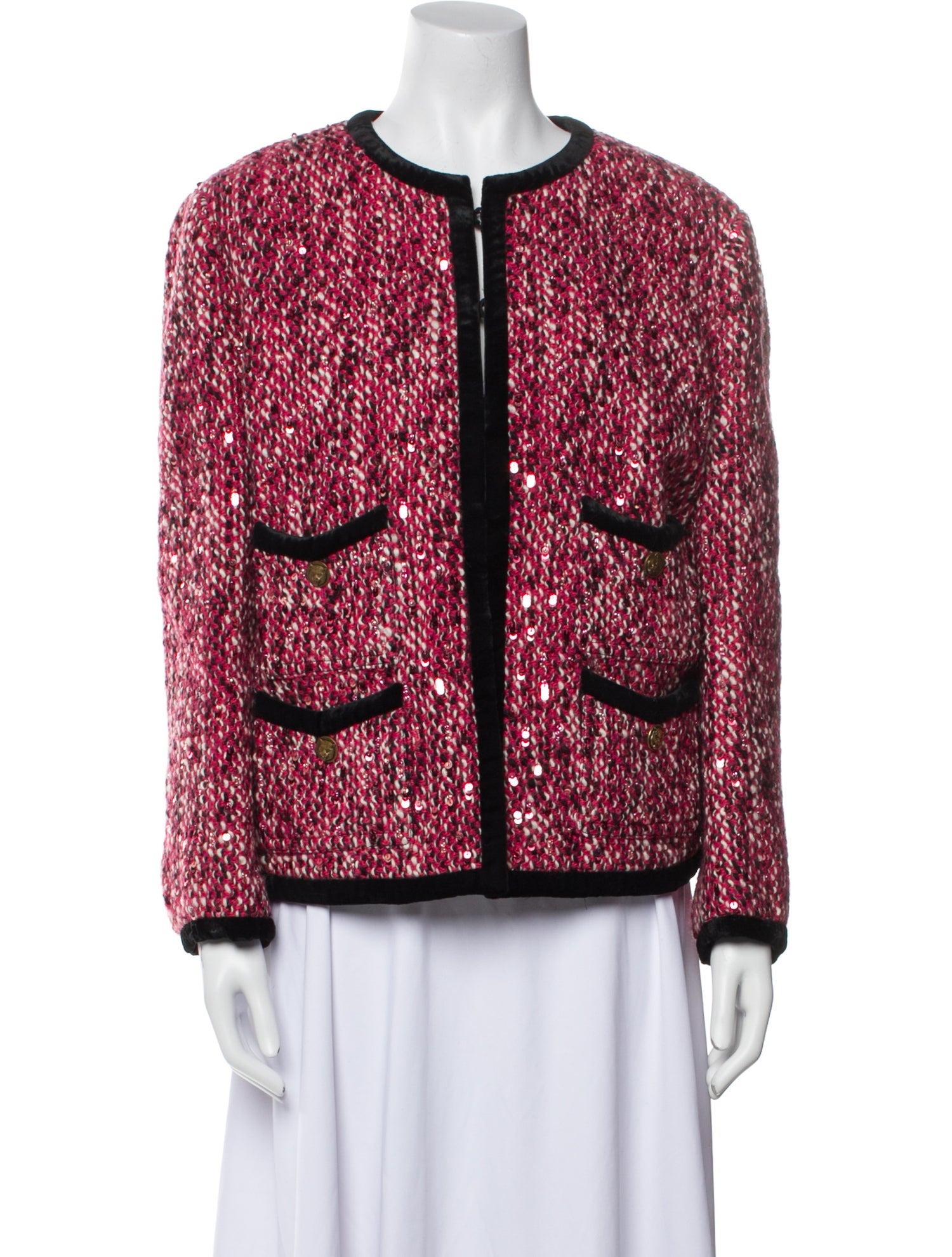 Gucci 2018 Tweed Pattern Evening Jacket