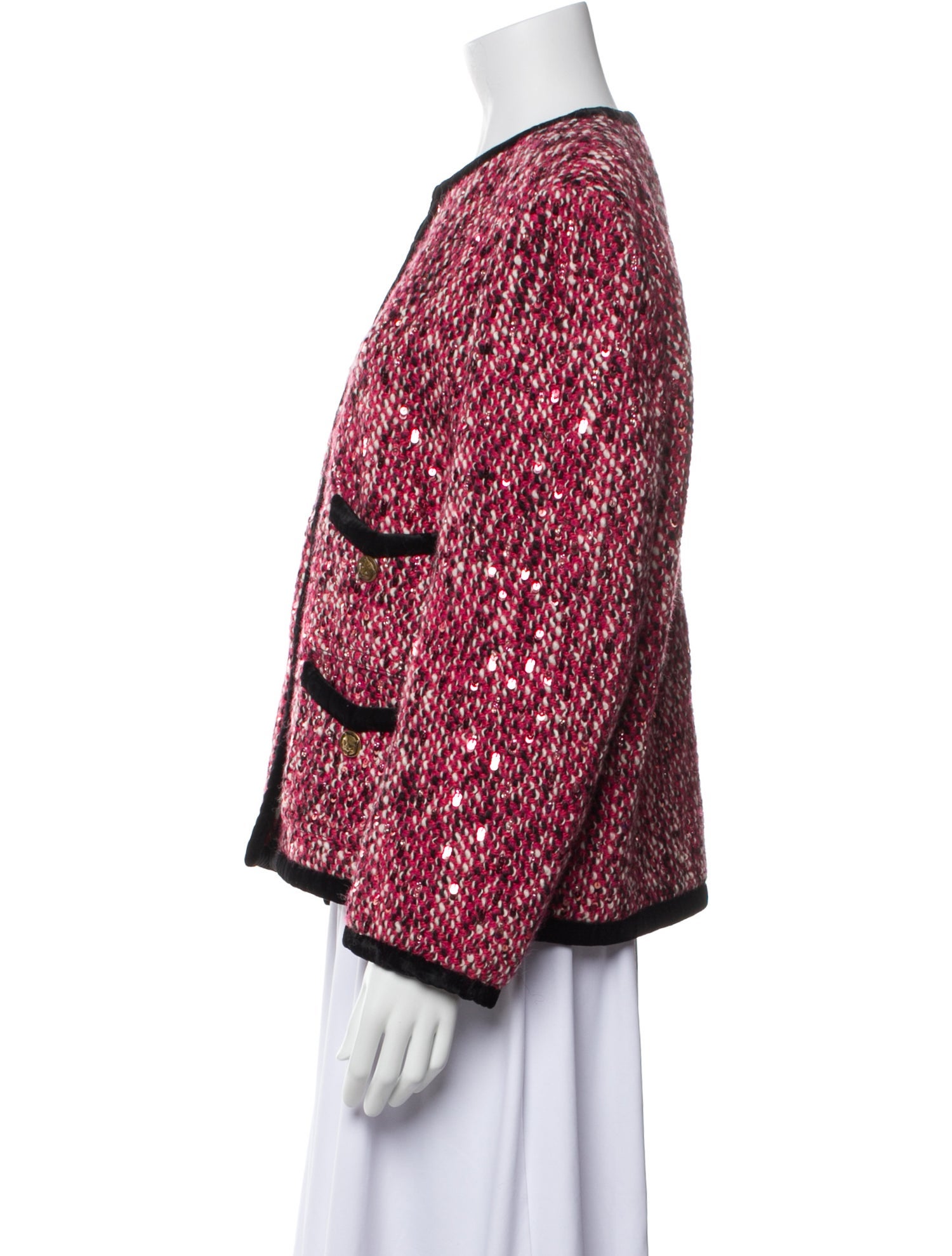 Gucci 2018 Tweed Pattern Evening Jacket