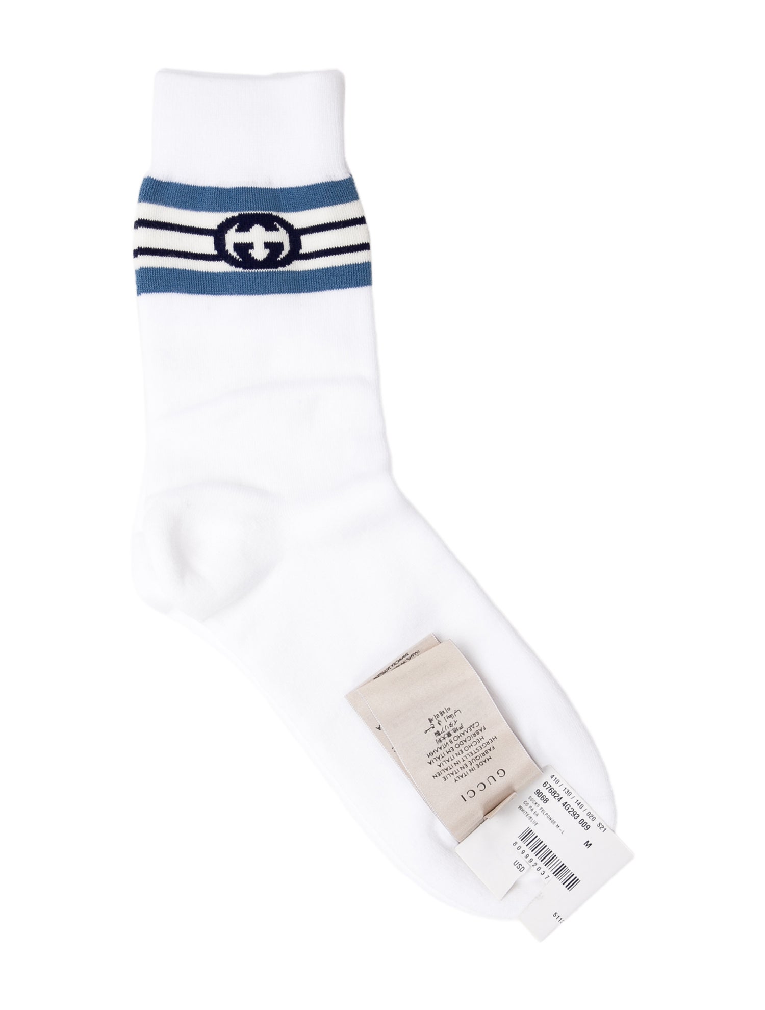 Gucci Printed Logo Socks w/Tags