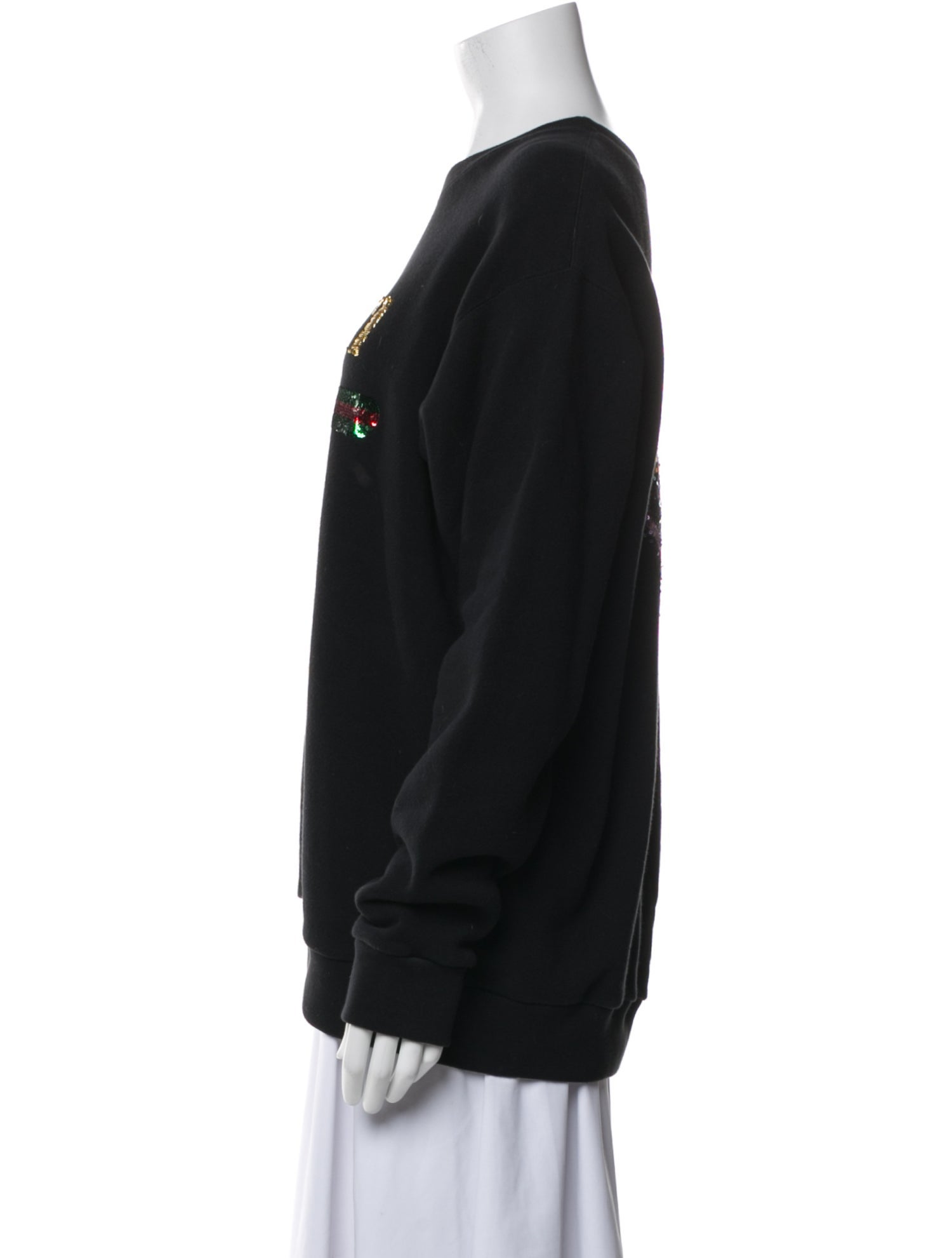 Gucci Graphic Print Crew Neck Sweatshirt