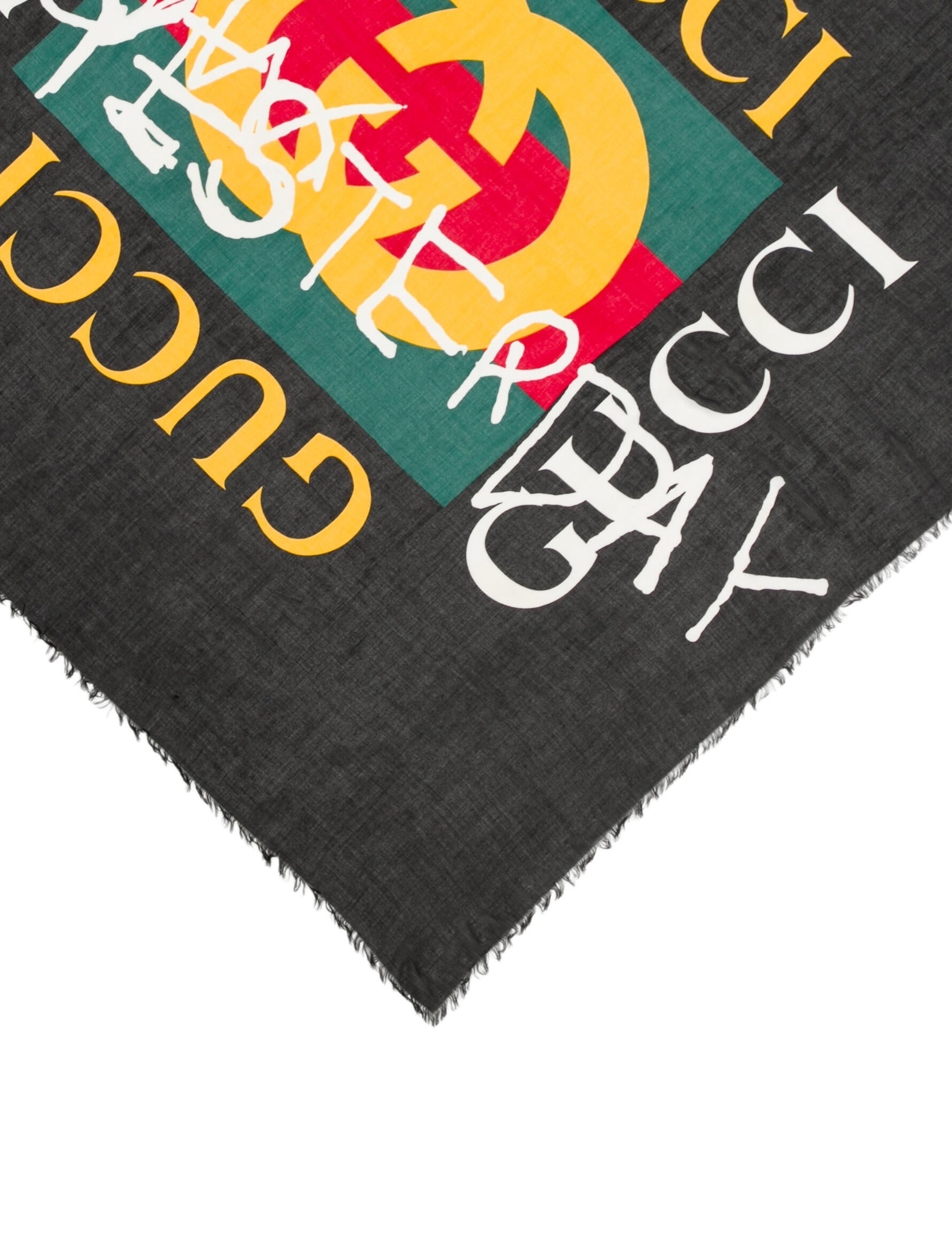 Gucci Wool Printed Scarf