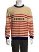 Gucci Signature Logo Striped Pullover